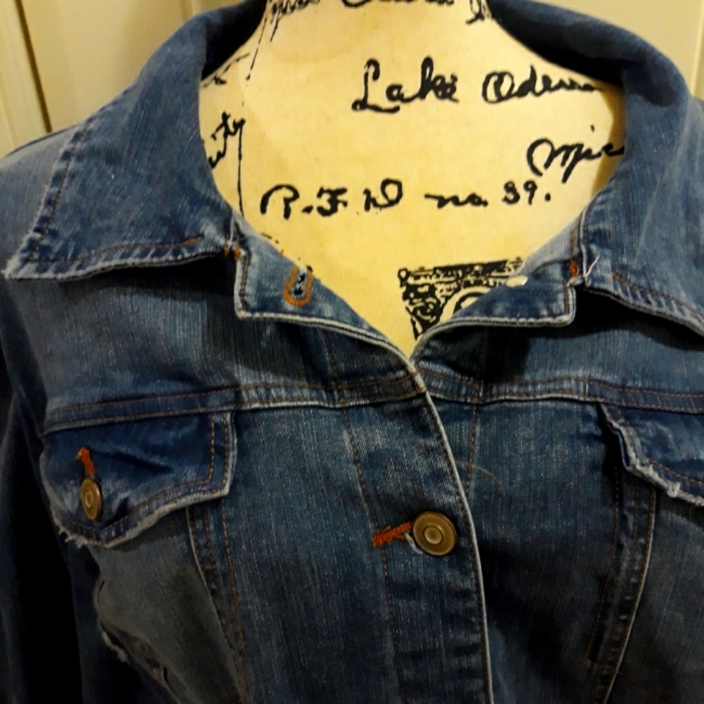 Price dropped today only.New Jean Jacker,Sale $22,Size 26-28